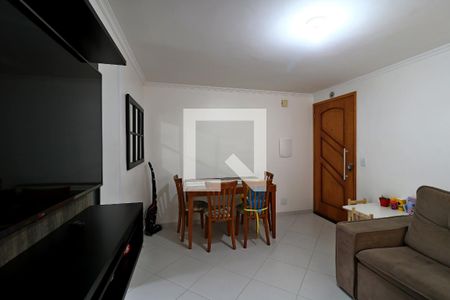 Sala de apartamento à venda com 2 quartos, 55m² em Jardim Alvorada, Santo André