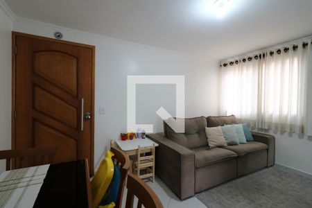 Sala de apartamento à venda com 2 quartos, 55m² em Jardim Alvorada, Santo André