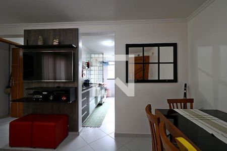 Sala de apartamento à venda com 2 quartos, 55m² em Jardim Alvorada, Santo André