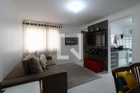 Sala de apartamento à venda com 2 quartos, 55m² em Jardim Alvorada, Santo André