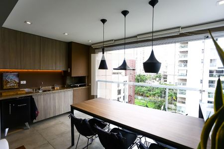 Varanda gourmet de apartamento à venda com 2 quartos, 72m² em Jardim Fonte do Morumbi, São Paulo