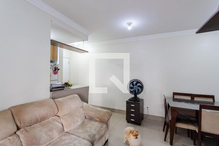 Sala de apartamento à venda com 2 quartos, 60m² em Jardim, Santo André