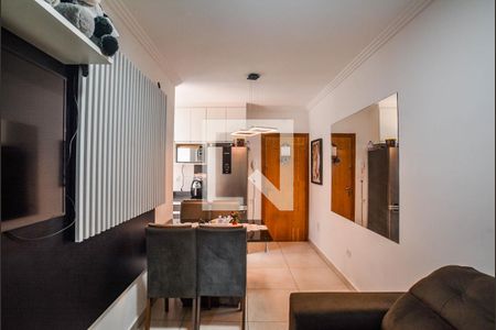 Sala de apartamento à venda com 2 quartos, 45m² em Jardim Utinga, Santo André