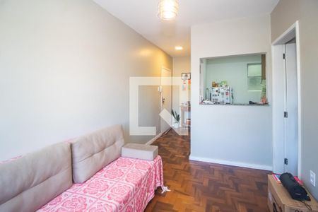 Sala de apartamento à venda com 1 quarto, 40m² em Cristal, Porto Alegre