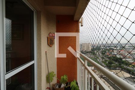 Sacada da Sala de apartamento à venda com 2 quartos, 50m² em Vila América, Santo André