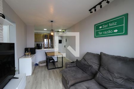 Sala de apartamento à venda com 2 quartos, 50m² em Vila América, Santo André