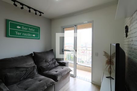 Sala de apartamento à venda com 2 quartos, 50m² em Vila América, Santo André