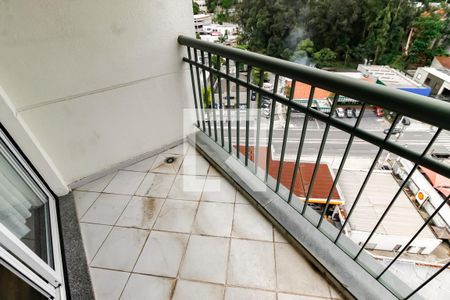 Varanda da Sala de kitnet/studio à venda com 1 quarto, 32m² em Parque Fernanda, São Paulo