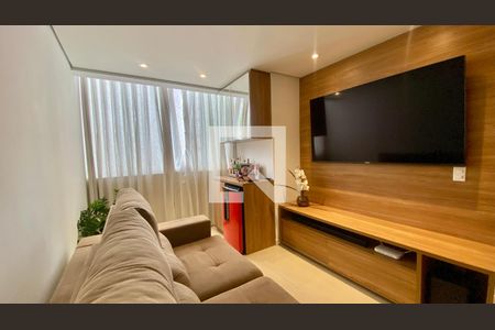 Sala de apartamento à venda com 3 quartos, 76m² em Estoril, Belo Horizonte