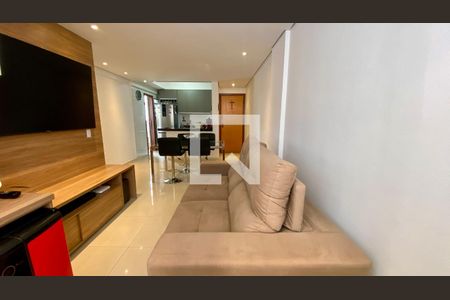 Sala de apartamento à venda com 3 quartos, 76m² em Estoril, Belo Horizonte