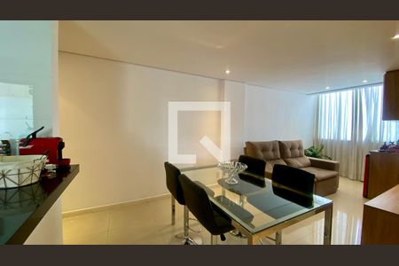 Sala de apartamento à venda com 3 quartos, 76m² em Estoril, Belo Horizonte