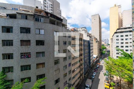 Vista da Sala de apartamento à venda com 1 quarto, 52m² em Liberdade, São Paulo