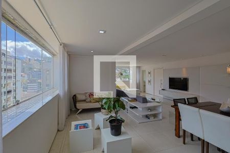 Sala de apartamento à venda com 4 quartos, 198m² em Santa Lúcia, Belo Horizonte