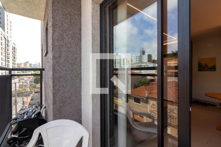 Varanda da Sala de apartamento para alugar com 1 quarto, 32m² em Vila Dom Pedro Ii, São Paulo