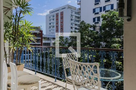 Varanda da Sala de apartamento à venda com 4 quartos, 180m² em Lagoa, Rio de Janeiro