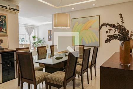 Sala de Jantar de apartamento à venda com 4 quartos, 180m² em Lagoa, Rio de Janeiro