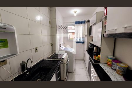 Cozinha e Área de Serviço de apartamento à venda com 2 quartos, 54m² em Parque Centenário, Jundiaí