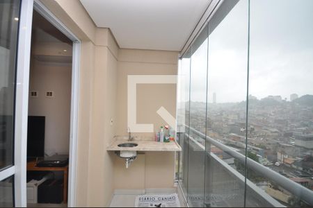 Sacada da Sala de apartamento à venda com 2 quartos, 60m² em Vila Gustavo, São Paulo