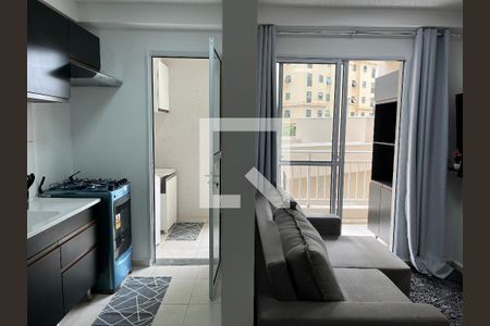 Sala de apartamento para alugar com 2 quartos, 45m² em Várzea da Barra Funda, São Paulo