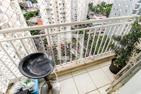 Varanda da Sala de apartamento à venda com 2 quartos, 52m² em Jardim Umarizal, São Paulo