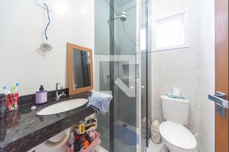 Banheiro de apartamento à venda com 2 quartos, 96m² em Vila Guarará, Santo André