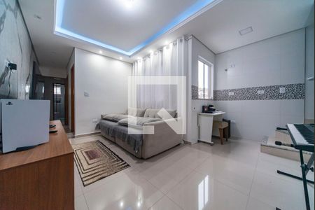 Sala de apartamento à venda com 2 quartos, 96m² em Vila Guarará, Santo André