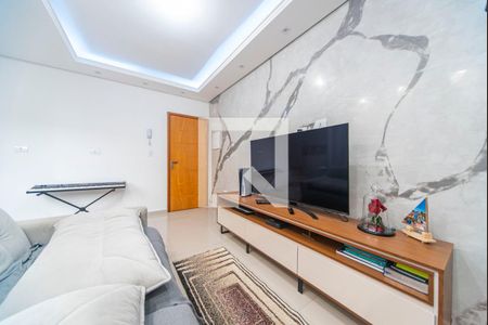 Sala de apartamento à venda com 2 quartos, 96m² em Vila Guarará, Santo André