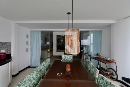 Varanda de apartamento para alugar com 4 quartos, 184m² em Morro do Maluf, Guarujá