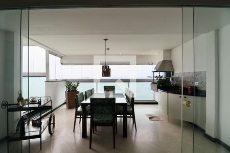 Varanda de apartamento para alugar com 4 quartos, 184m² em Morro do Maluf, Guarujá