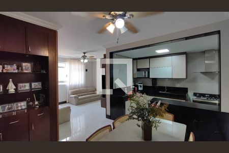 Sala de apartamento à venda com 3 quartos, 90m² em Grajaú, Belo Horizonte