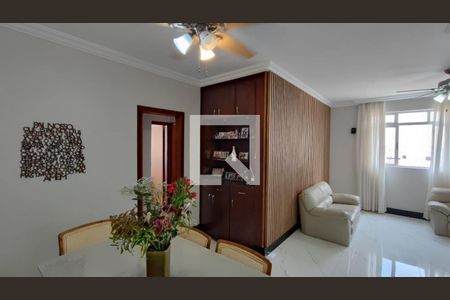 Sala de apartamento à venda com 3 quartos, 90m² em Grajaú, Belo Horizonte