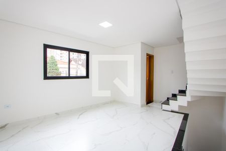 Sala de casa à venda com 2 quartos, 97m² em Vila Alzira, Santo André