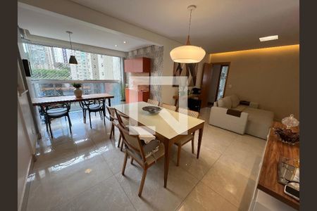 Sala de apartamento para alugar com 3 quartos, 95m² em Vila da Serra, Nova Lima