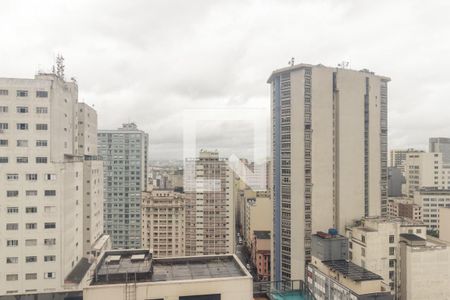 Vista da Sala de apartamento à venda com 1 quarto, 40m² em Santa Ifigênia, São Paulo