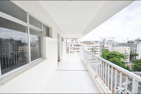 Varanda da Sala 1 de apartamento à venda com 5 quartos, 240m² em Tijuca, Rio de Janeiro