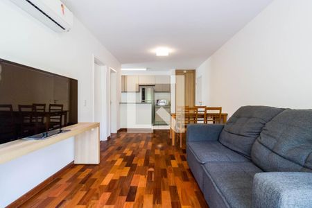 Sala de apartamento para alugar com 1 quarto, 60m² em Jardim Leonor, São Paulo