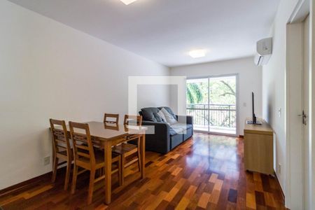 Sala de apartamento para alugar com 1 quarto, 60m² em Jardim Leonor, São Paulo