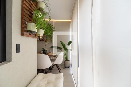 Varanda da Sala de apartamento à venda com 1 quarto, 49m² em Bela Vista, São Paulo