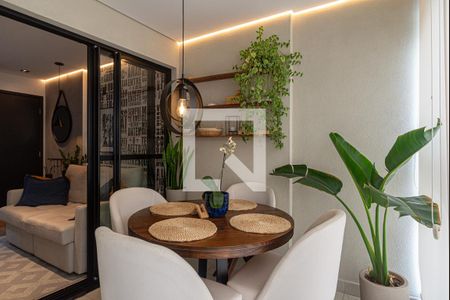 Varanda da Sala de apartamento à venda com 1 quarto, 49m² em Bela Vista, São Paulo