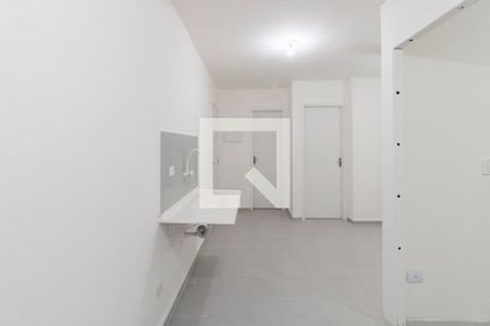 Sala/Cozinha de apartamento para alugar com 2 quartos, 39m² em Jardim dos Passaros, Guarujá