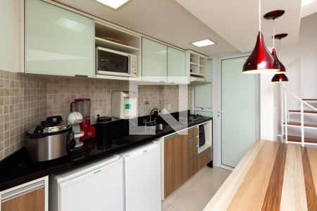 Cozinha de apartamento à venda com 1 quarto, 45m² em Moema, São Paulo