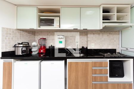 Cozinha de apartamento à venda com 1 quarto, 45m² em Moema, São Paulo