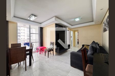 Sala de apartamento à venda com 2 quartos, 64m² em Jardim, Santo André