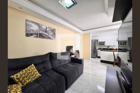 Sala de apartamento à venda com 2 quartos, 64m² em Jardim, Santo André