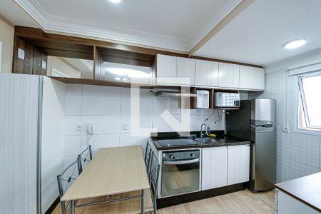 Cozinha de apartamento para alugar com 1 quarto, 36m² em Vila Prudente, São Paulo