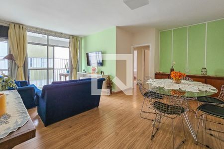 Sala de apartamento para alugar com 2 quartos, 90m² em Barra Funda, Guarujá