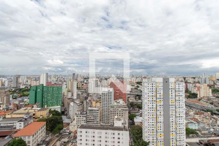 Sala - Vista  de apartamento para alugar com 1 quarto, 24m² em Sé, São Paulo