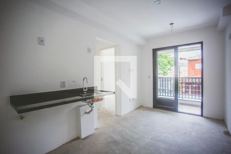 Sala / Cozinha de apartamento à venda com 2 quartos, 37m² em Bosque da Saúde, São Paulo