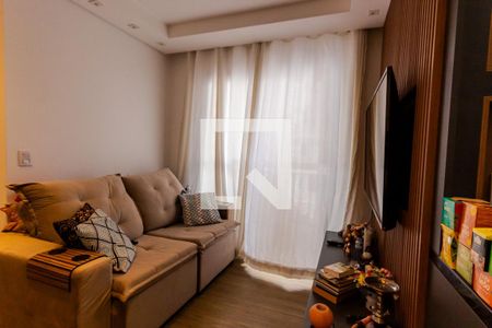 Sala de apartamento à venda com 1 quarto, 40m² em Santa Terezinha, Santo André