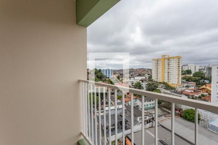 Varanda da sala  de apartamento para alugar com 2 quartos, 50m² em Centro, Diadema